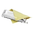 thumbnail image 2 of Armónica cromática profesional de 12 agujeros en Do, ideal para principiantes - Incluye estuche y paño de limpieza, tono plateado brillante, 2 of 6