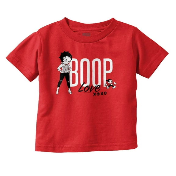 Love Betty Boop Hugs and Kisses Youth T Shirt Tee Girls Infant Toddler Brisco Brands 6M