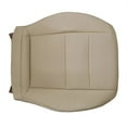 thumbnail image 3 of Driver Bottom Leather Seat Cover for Mercedes-Benz C250 C300 C350, Tan Microfiber Leather, 3 of 5