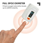 Sharper Image Finger Pulse Oximeter – Blood Oxygen & Heart Rate Monitor