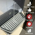 thumbnail image 4 of KindGa Refrigerator Drip Catcher Tray,Protector Ice and Water Dispenser Pan,Fridge Spills Water Pad Catch Basin for Drainage 2 Pack (Rectangular,Grey)_Gift Of G, 4 of 4