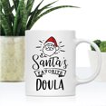 thumbnail image 2 of Koyal Wholesale Santa Claus Ceramic Coffee Mug, Santa's Favorite Doula, 2 of 5