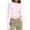 Pink2, variant on Jalioing Women's Long Sleeve Crop Tops Fashion Striped Slim Stretchy T Shirt Fall Going Out Trendy Shirts