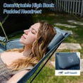 thumbnail image 5 of TIMBER RIDGE Hammock Camping Chair for Outdoor with Adjustable Backrest, Heavy Duty Swing Folding Chair with Steel Stand, 300 lbs Weight Capacity, Blue, 5 of 8