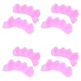 thumbnail image 2 of 4 Pairs Toe Separator Silica Gel 2‑Toe Seperater Correction Bunion Pain Relief Orthotics ToolPink Average Size, 2 of 9