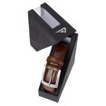 thumbnail image 3 of Sportoli Mens Belt Classic Stitched Genuine Leather Dress Belts - Black & More Colors, 3 of 3