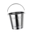 thumbnail image 2 of Cubo de hielo, cubeta de metal para bebidas con asa, cubo multiusos para enfriar bebidas. 20 cm, 2 of 9