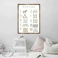 thumbnail image 2 of Nature Number Wall Decor | ABC 123 Kids | Homeschool I Educational Poster | Art for kids | Alphabet | Wooden Classroom Decor - 310213, 2 of 10