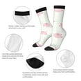 thumbnail image 3 of Yiaed Cute Pigs Print Great elasticity Crew Socks Sports socks for Men and Women, 3 of 5