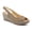 Gold, variant on Open toe slingback wedge with Metallic studs, ANITA SILVER 8