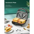 3in1 Sandwich Maker, Waffle Maker, Panini Press with Removable Non