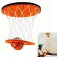 thumbnail image 2 of Hanging Indoor Basketball Hoop Toy Set - Ceiling Mounted Basketball Game for Bedroom, Stress Relieving Fun for Adults & Kids, No Assembly Required with Soft Basketballs, 2 of 8