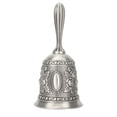thumbnail image 4 of Campana de Mano Bling Bling Aleación de Zinc Plata Vintage, 4 of 12