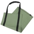 thumbnail image 1 of AURARMLET Firewood Log Carrier Rectangular Waxed Canvas Tote Bag Green Versatile Use 1Set, 1 of 8
