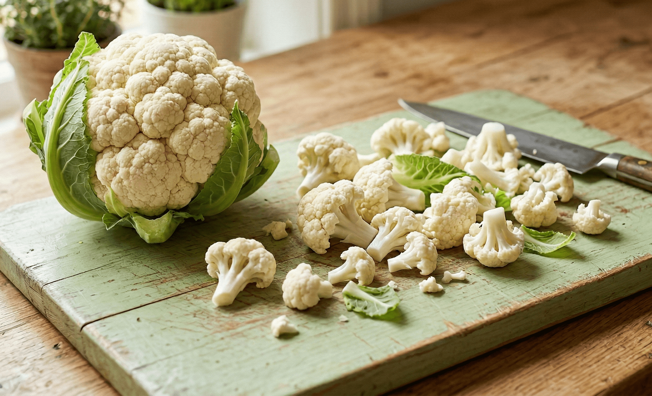 Fresh Whole White Cauliflower, 1 Each