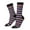 3 Black, variant on Mexican Blanket stripes Print Adult Socks for Men & Women,Calf Socks, Ankle Socks,Boots Socks,Breathable Casual Sock,Unisex Crew Socks