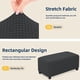 thumbnail image 4 of Cateissary Funda de sofá de bajo mantenimiento, fácil de cuidar, para limpiar muebles, funda protectora para taburete, antideslizante Decoración del hogar gris oscuro l, 4 of 6