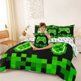 thumbnail image 3 of jejeloiu Kids Gamepad Controller 7-Piece Twin Bedding Sets,Game Cartoon Console Bedding Comforter Set For Boys Men Reversible, 3 of 7