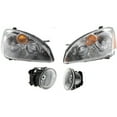 thumbnail image 1 of Headlight Kit For 2002-2004 Altima Sedan Driver and Passenger Side Clear Lens, 1 of 6