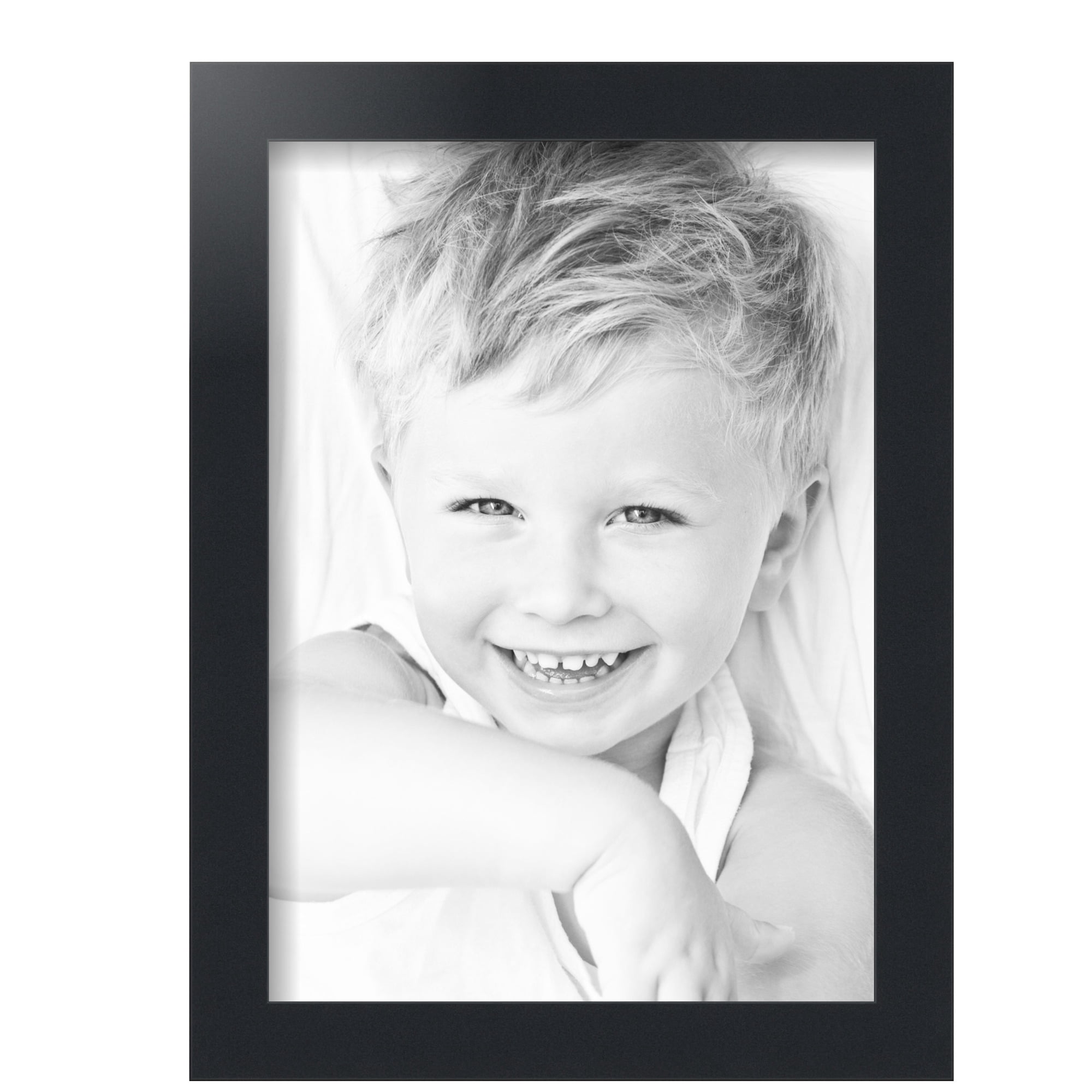ArtToFrames 10" x 14" Black Picture Frame, 10x14 inch Black MDF Poster Frame (WOM-3926),  Pack