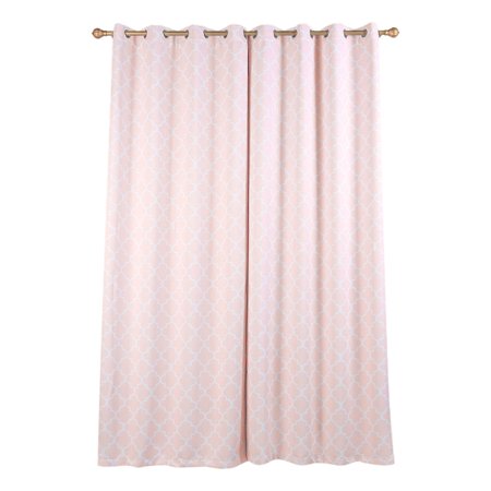 Balsacircle 52 X 108 Inch Lattice Design Curtains Drapes Panels