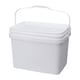 thumbnail image 3 of Cubo rectangular de 10 l, cubo multiusos, gran capacidad, contenedor de almacenamiento de alimentos con asa y tapa para construcción de campamentos, 3 of 8