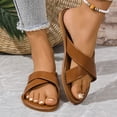 thumbnail image 4 of Willtoo Women Comfortable Flat Beach Sandals With Wide Straps For Outdoor Spring Summer 2026, Ladies Casual Wrap Around Open Toe Shoes, 4 of 7