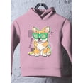 thumbnail image 3 of Corgi Portrait Play With Me Hoodie Toddler -Image by Shutterstock,  5 Toddler, 3 of 4