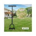 HElectQRIN Lawn Coring Aerator Plug Aerator Lawn Tool with Slope Top 4