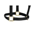 thumbnail image 2 of Cabestro para caballo Weaver Equine de nylon negro, no ajustable, 2 of 7