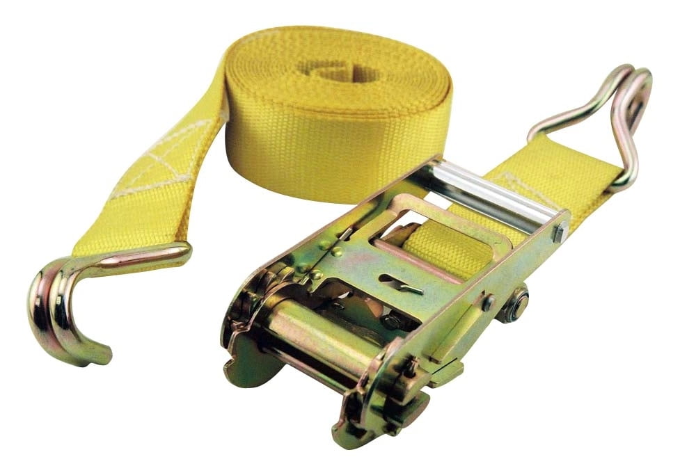 Ratchet Strap 2x25 J Hook Heavy Duty 12 Steel 10000 Lbs Tie Down Towing