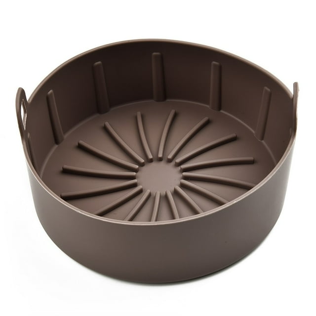 Mosiee Airfryer Fryer Accessories Baking Tools Silicone Pot Baking Basket Pizza Plate Grill Pot Kitchen Cake Cooking Tool For Party