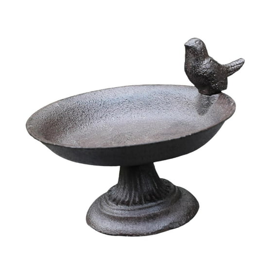 oshhni Bird Bath Feeder Bird Food Storage Tray Birdbath for Outdoor Yard Decoration
