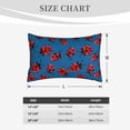thumbnail image 4 of Yiaed Colorful Ladybird Print Brushed Microfiber Envelope Pillowcases, Standard,Envelope Closure Pillow Cases(Without Pillow Core)-20"x30", 4 of 6