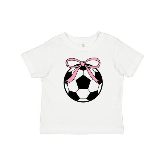 Inktastic Girls Soccer Ball Coquette Bow Girls Baby T-Shirt