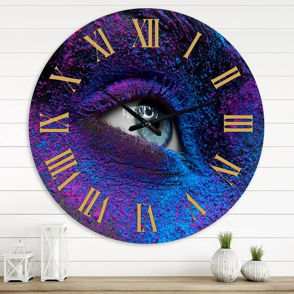 Designart 1 in Modern,Contemporary Wall Clock