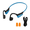 Blue, variant on Wireless True Bone Conduction Headphones IPX6 i18PRO Open-Ear Painless Waterproof Bluetooth5.4 Headset HiFi Earphones for Sports, Running, Gym, Hiking, Cycling (Black)