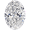 White Lab Grown Diamond, April, variant on Gem Stone King 10K Yellow Gold White Moissanite Solitaire Engagement Ring for Women | 0.90 Cttw | Oval 7X5MM | Gemstone Birthstone | Available in Size 5,6,7,8,9