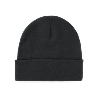 Time and Tru Women's Rib Beanie, One Size Fits Most, Black Soot