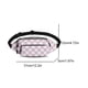 thumbnail image 3 of Bag cintura Chercered Nylon Fanny Pack Multi-Pockets Chic Hobo Bag (rosa), 3 of 4