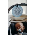 thumbnail image 4 of THREE LITTLE TOTS- No Touching Baby Car Seat Sign for Newborns Car Seat or Stroller (Blue), 4 of 12