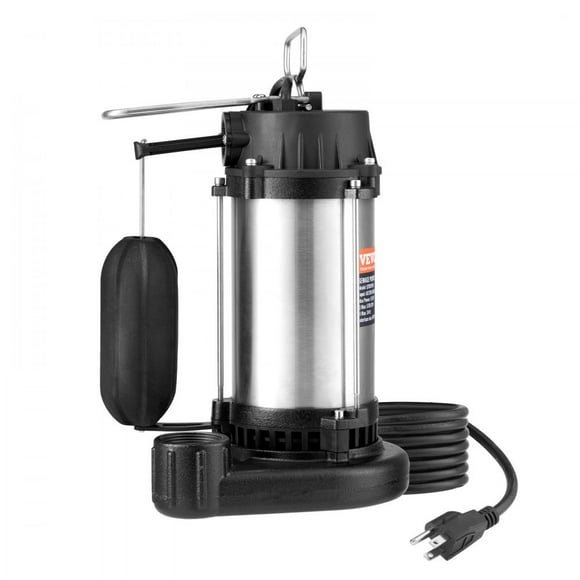 Submersible Sewage Pump Water Pump 1HP 5770GPH 34 ft Lift for Basement