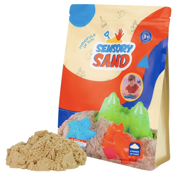 Sensory Sand 2 Pounds of Brown Play Sand