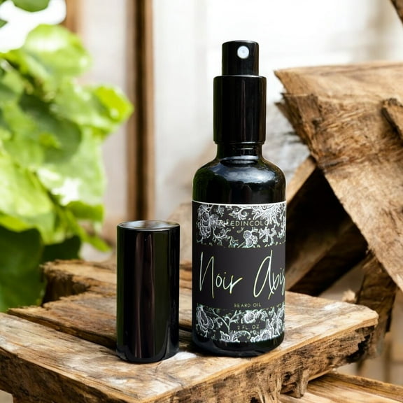 Noir Axis by NailedInColor, Scented Beard Oil for Men, Skin Protection, Mosturizing, Grooming, 2 Fl oz, Men's Toiletry