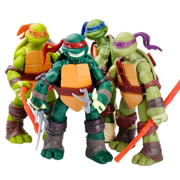 4 Pack Teenage Mutant Ninja Turtles Action Figure Toys Kids Birthday Gifts Christmas Gifts And More-sebneei