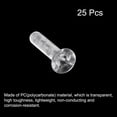 thumbnail image 3 of Unique Bargains M6x30mm Plastic Phillips Machine Screws, PC Flat Head Machine Bolts 25 Pack, 3 of 4
