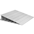 thumbnail image 1 of VEVOR Door Threshold Ramp, 6 inch Rise, Aluminum Alloy Threshold Ramp Rated 800 lbs Load Capacity, Handicap Ramps for Home Steps for Wheelchair, Scooters, Power Chairs, Walkers, Bicycle, Tricycle, 1 of 9