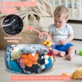 thumbnail image 2 of Clear Stuffed Animal Bean Bag Chair Cover 50L Waterproof PVC Toy Storage Organizer (clear ), 2 of 9