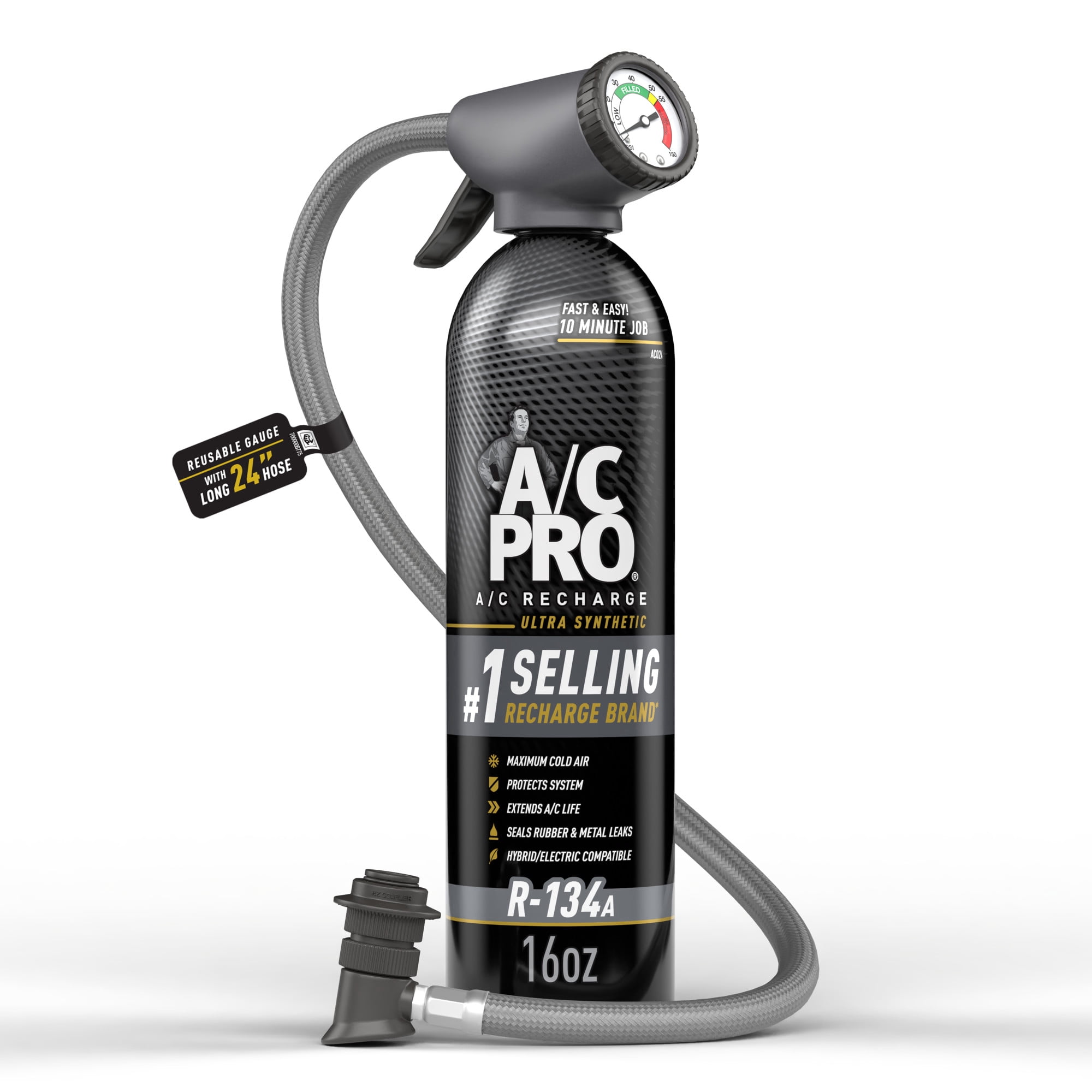A/C Pro Ultra Synthetic R-134a Refrigerant Kit - 16 OZ