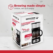 Holstein Housewares 5-Cup Programmable Coffee Maker